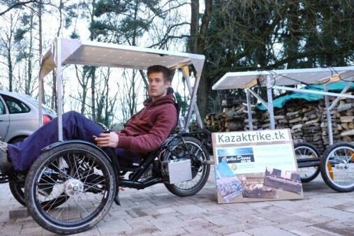 Le trike électrique solaire de Guillaume Bruyr (Kazak Trike)