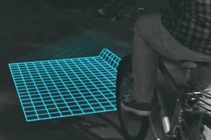 Lumgrids est un système d'éclairage ingénieux pour rouler à vélo de nuit.