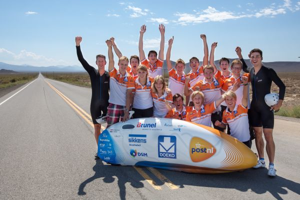 record du monde de vitesse à vélo de la Human Power Team