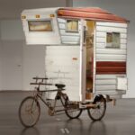 Vélo-camper de l'Américain Kevin Cyr.