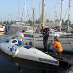 Un vélo-bateau pour un monde sans frontières.