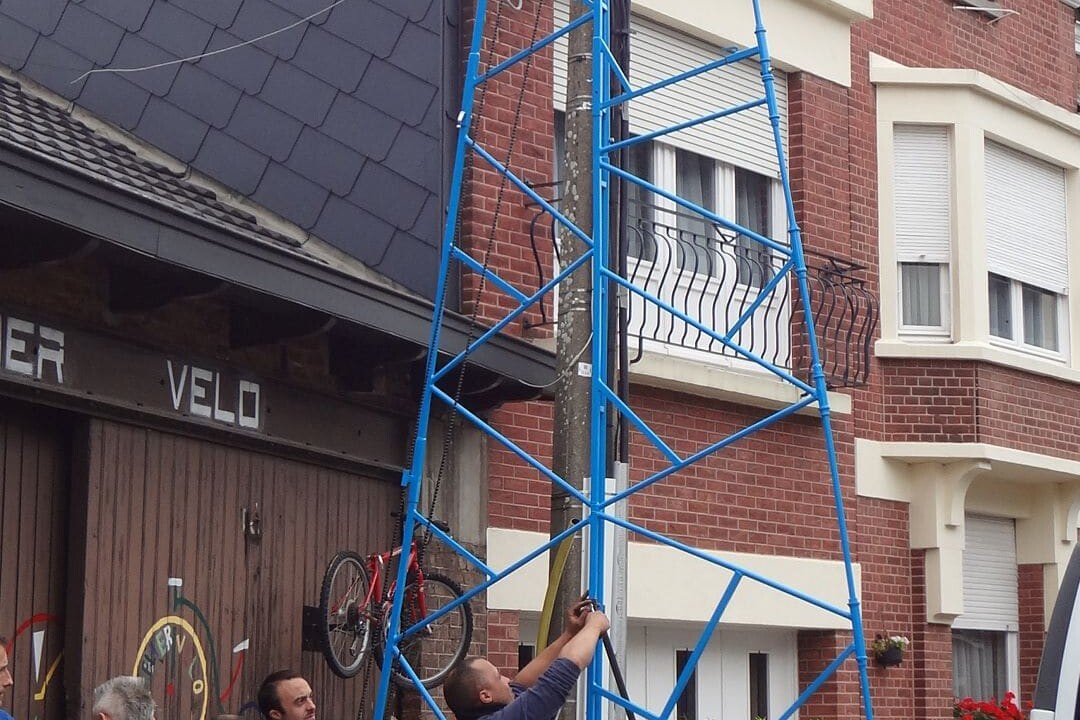 Vélo de 6,30 m de haut, record du monde du vélo le plus grand par Eco-Calidifourchon