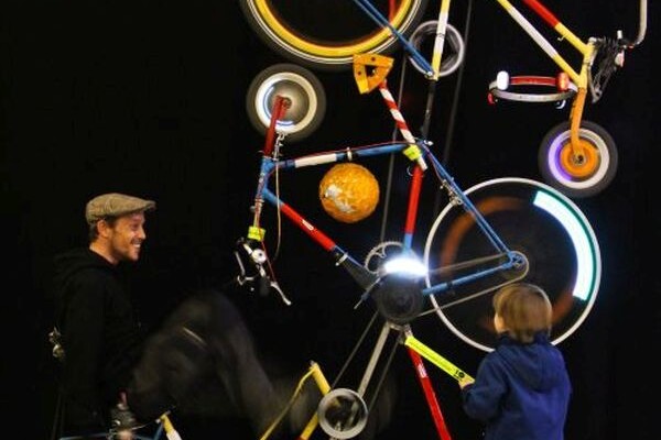 Vélo roue de la fortune de Cyclo pour Brussels Major Events.