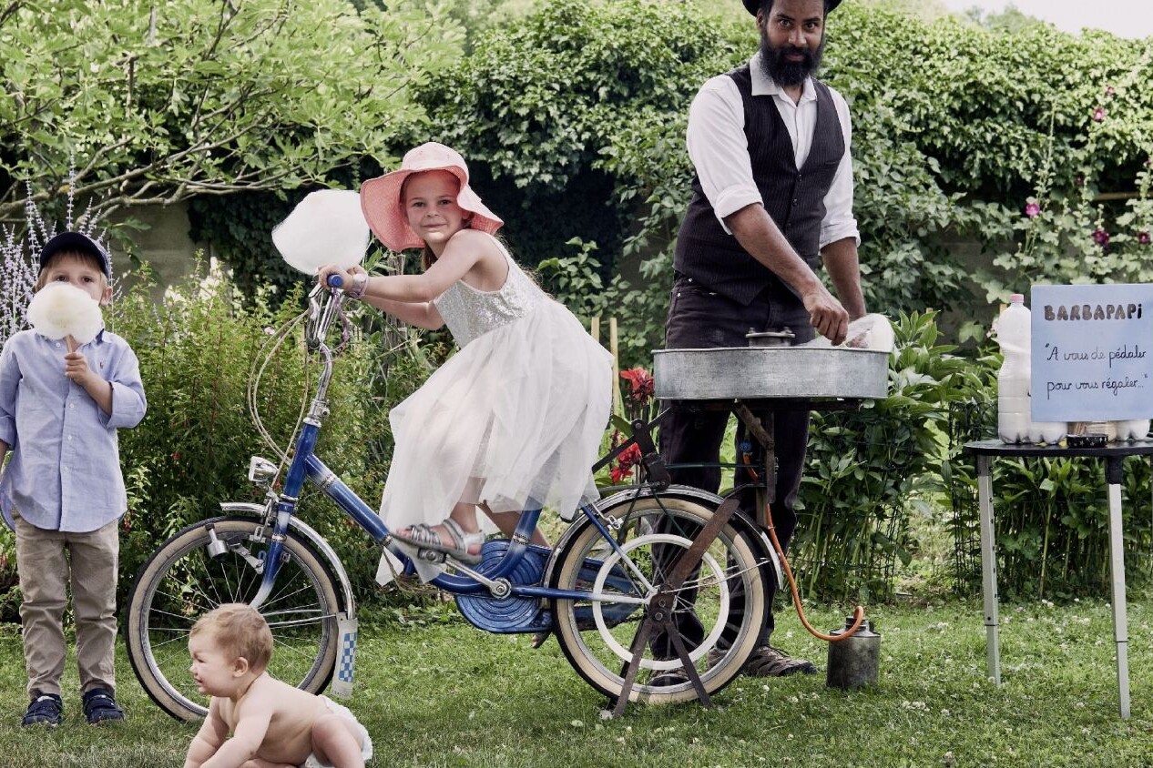 Le vélo barbe à papa de Gerry Oulevay