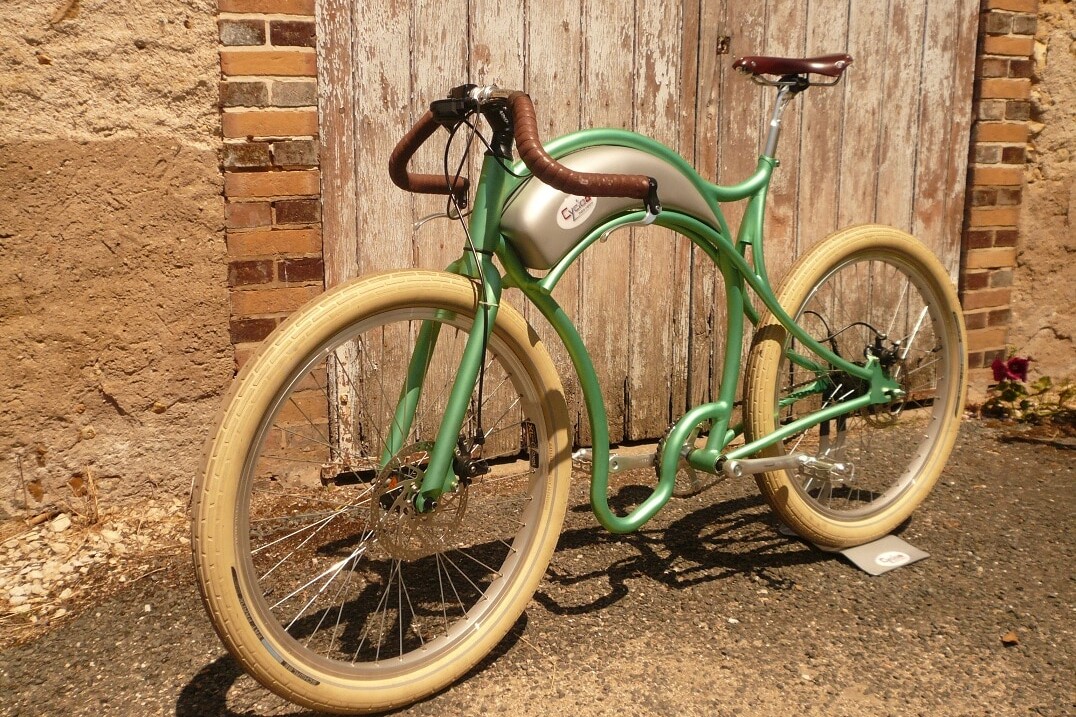 Le vélo vintage Boardtracker d'Olivier Breton/Cyclea.