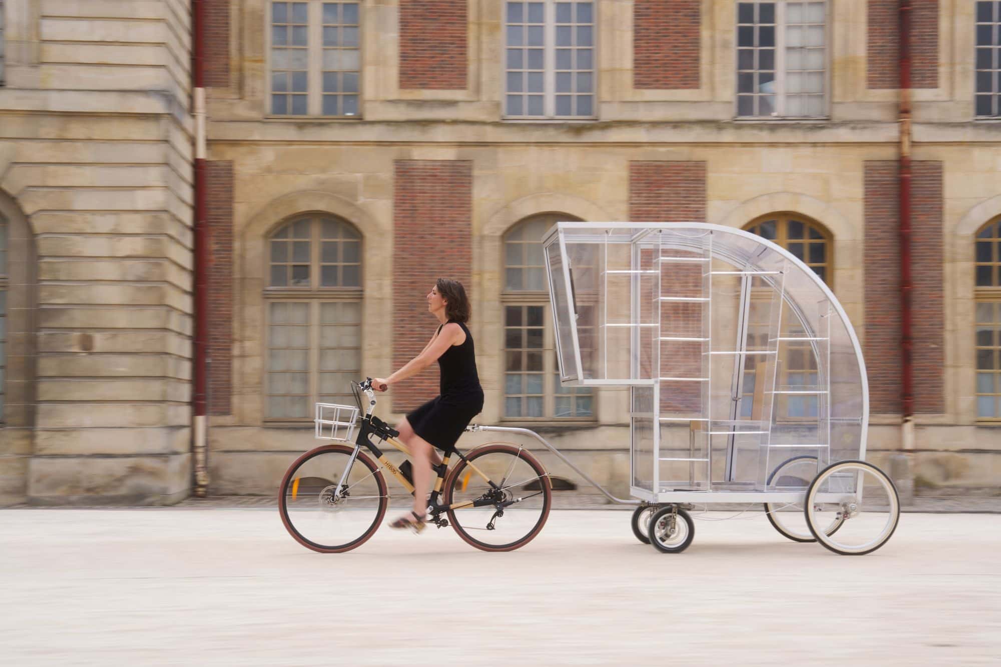 Remorque Rolling de l'agence d'architectes Vélopolitaine